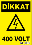elektrik uyarı levhası AL-032